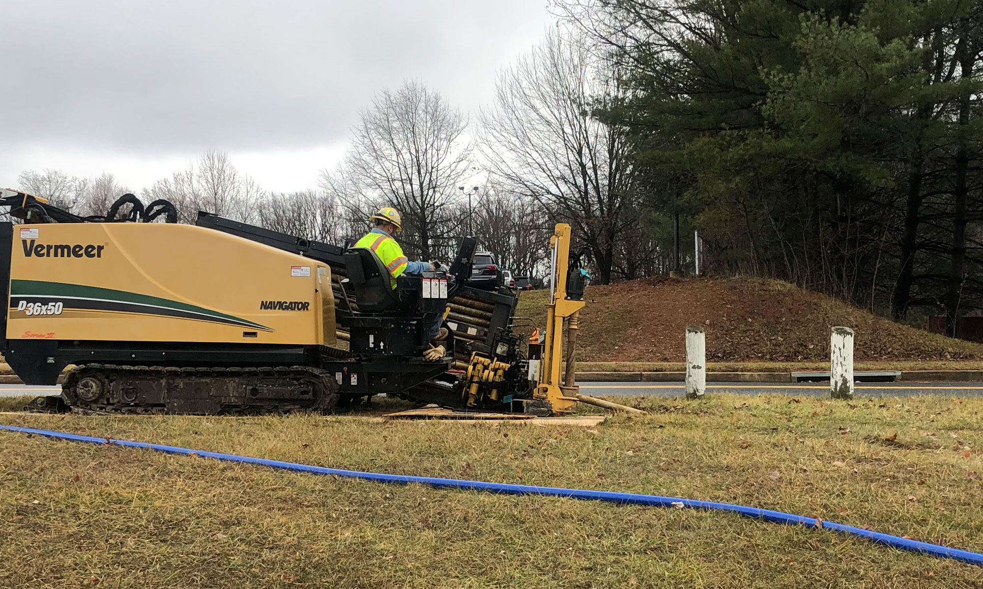 Sure Shot directional drilling rig at work